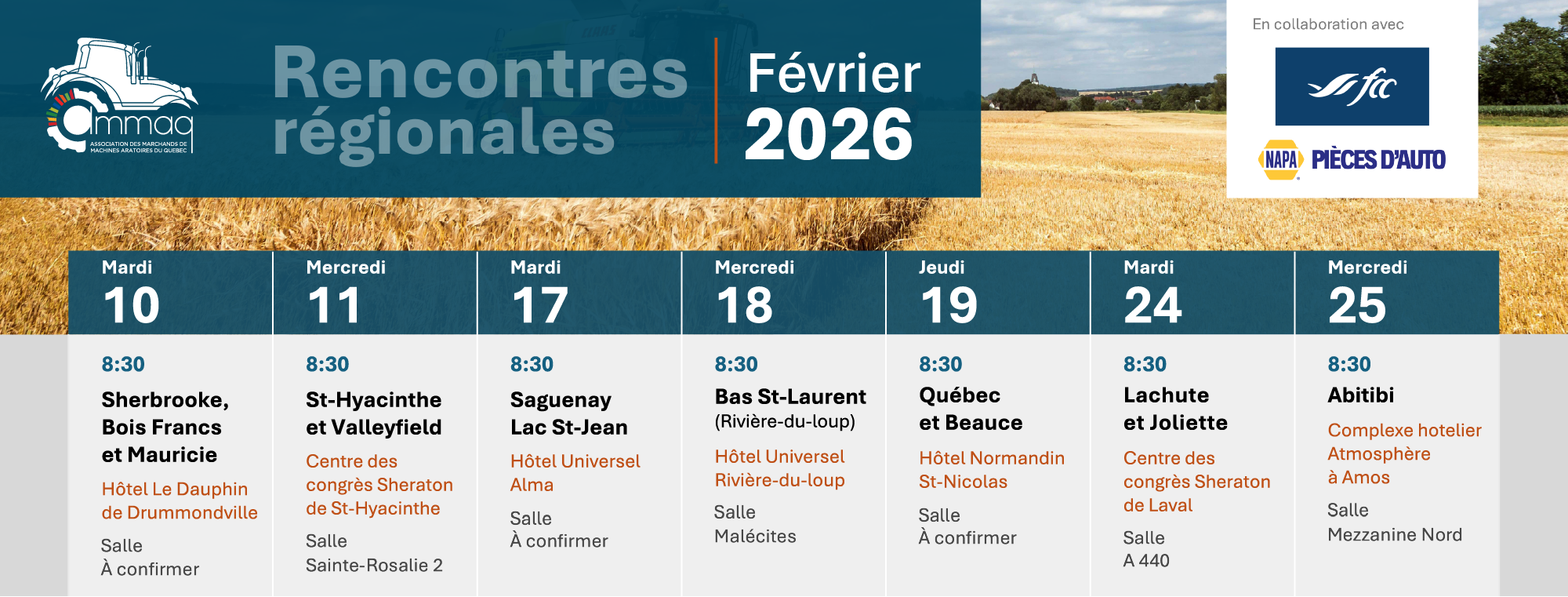 AMMAQ_Regionales_2026 Rencontres régionales 2026